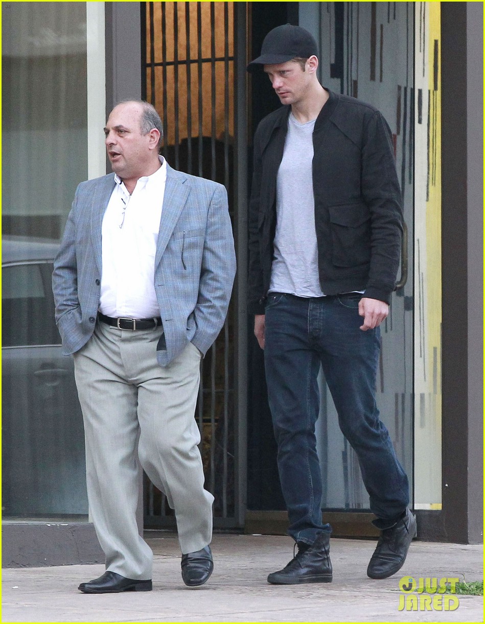 Alexander Skarsgard: Bruised Eye in Los Angeles