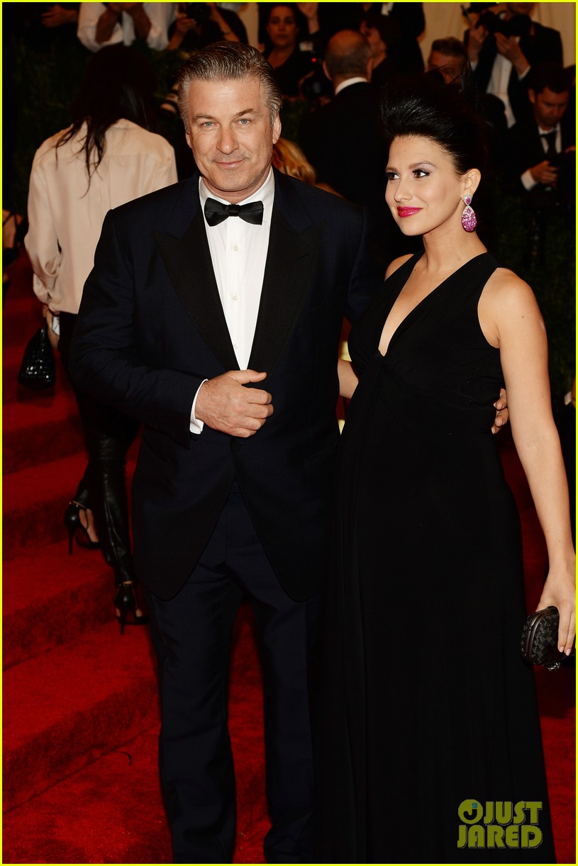 Alec & Hilaria Baldwin - Met Ball 2013 Red Carpet