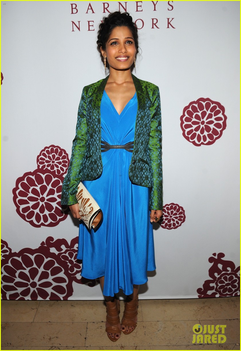 Freida Pinto: Maiyet Varanasi Silk Capsule Collection Dinner