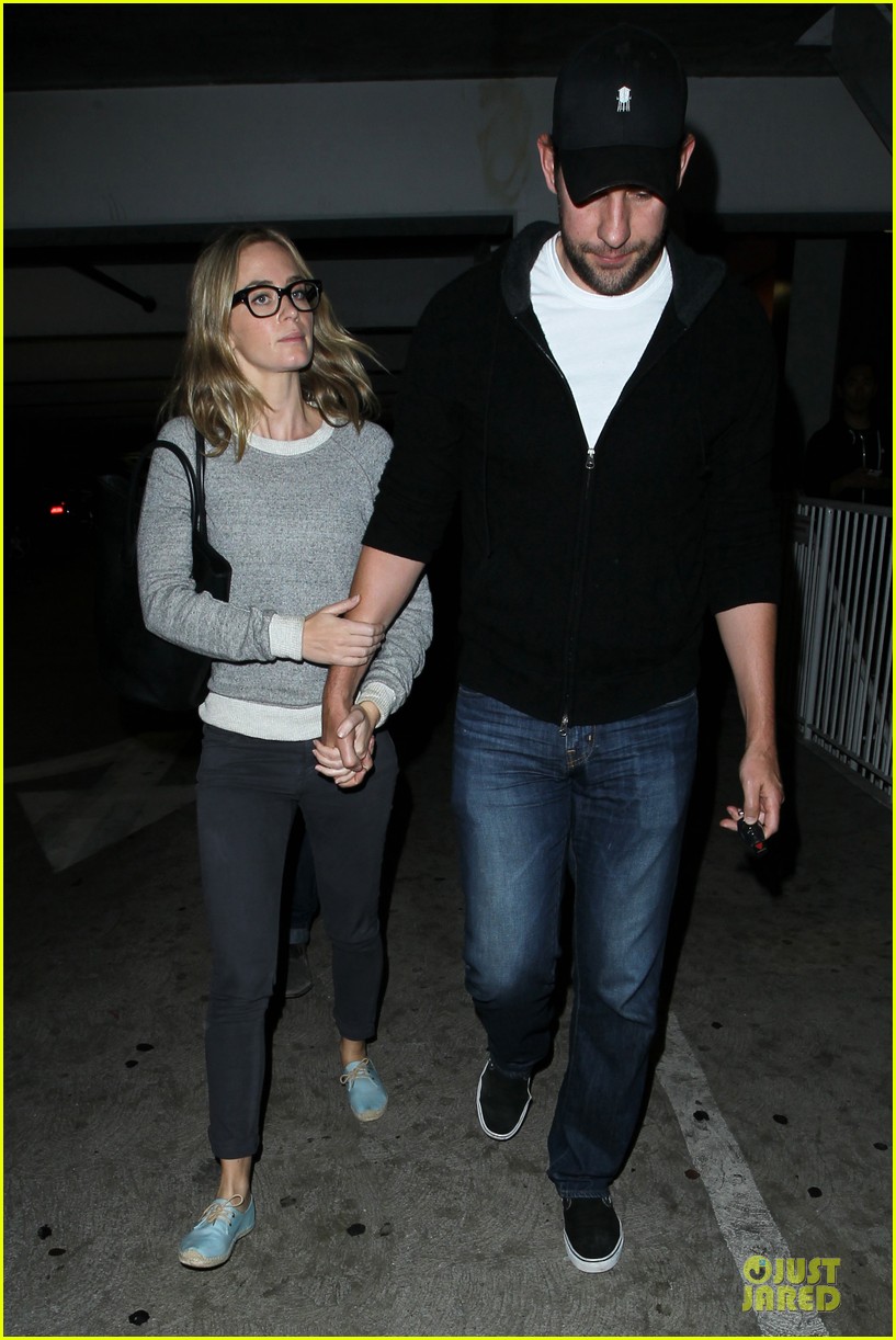 Emily Blunt & John Krasinski: 'World War Z' Movie Date!