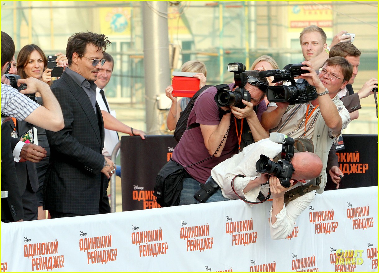 Johnny Depp & Armie Hammer: 'Lone Ranger' Moscow Premiere!