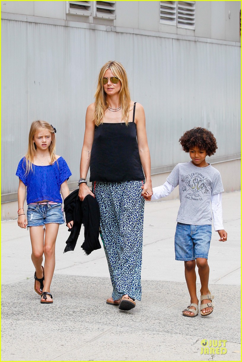 Heidi Klum: I Saved My Kids' Hair For Art Projects!