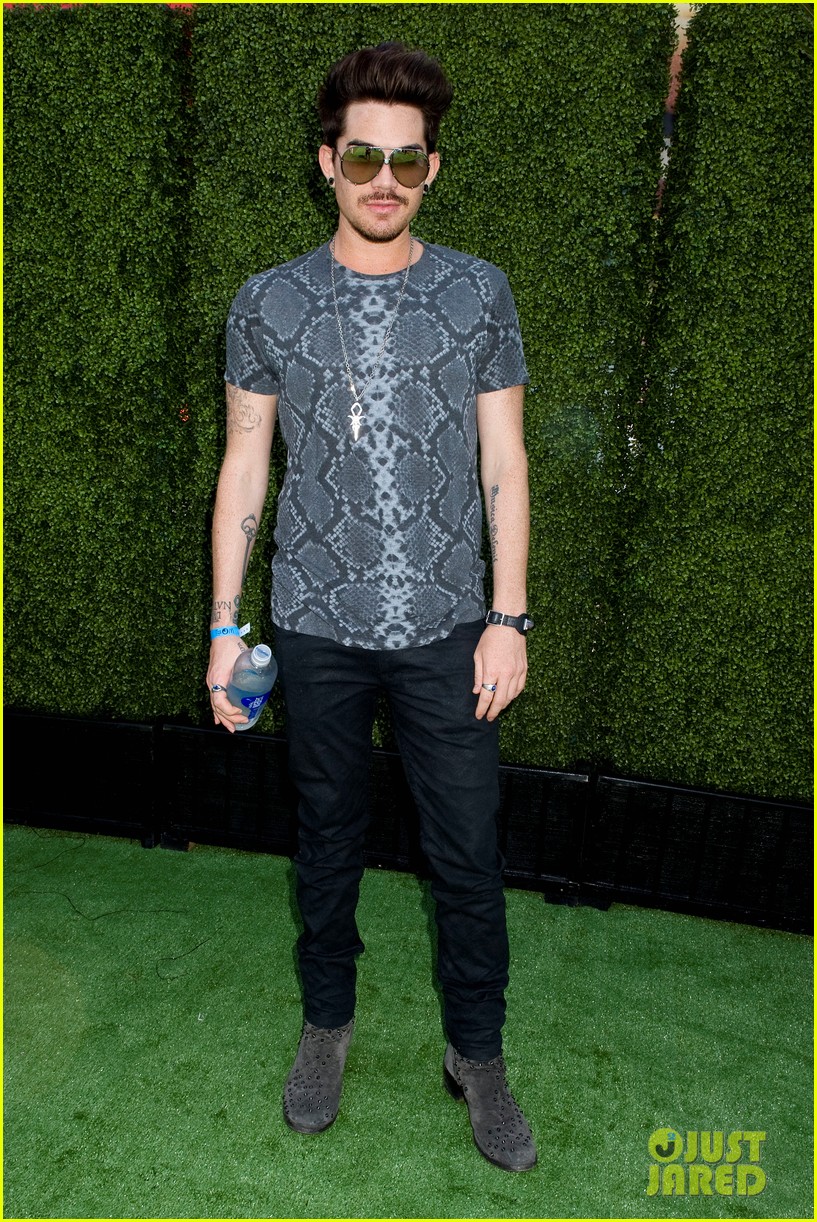 Adam Lambert: Hammer Time at Just Jared's Summer Kick-Off Party Presented By McDonald's!