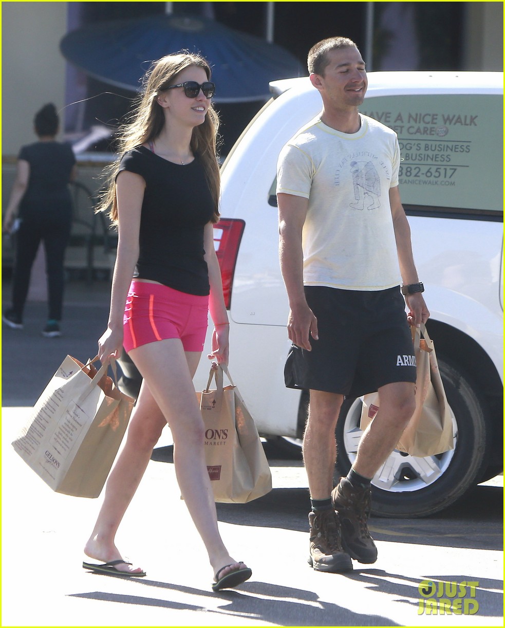 Shia LaBeouf & Mia Goth Stock Up for Summer Weekend!