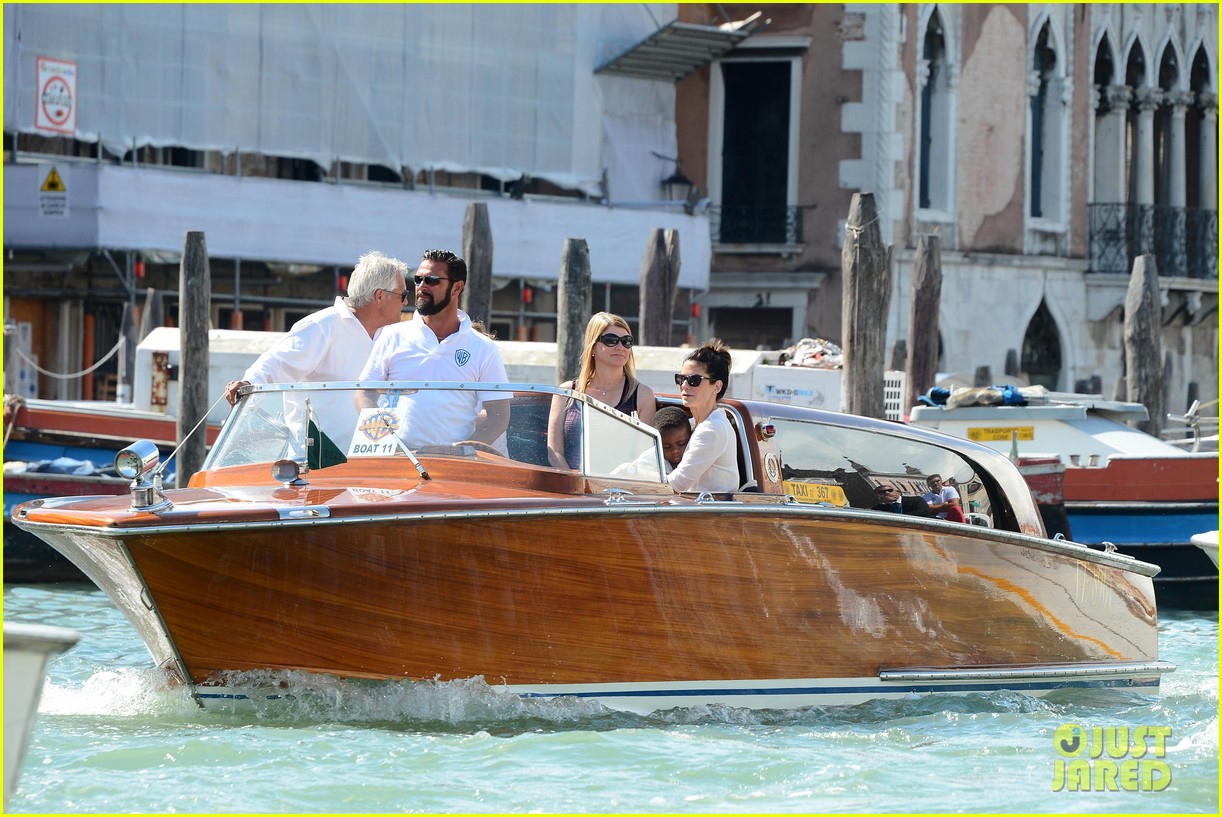 Sandra Bullock & George Clooney: Venice for 'Gravity' Film Festival Opening!