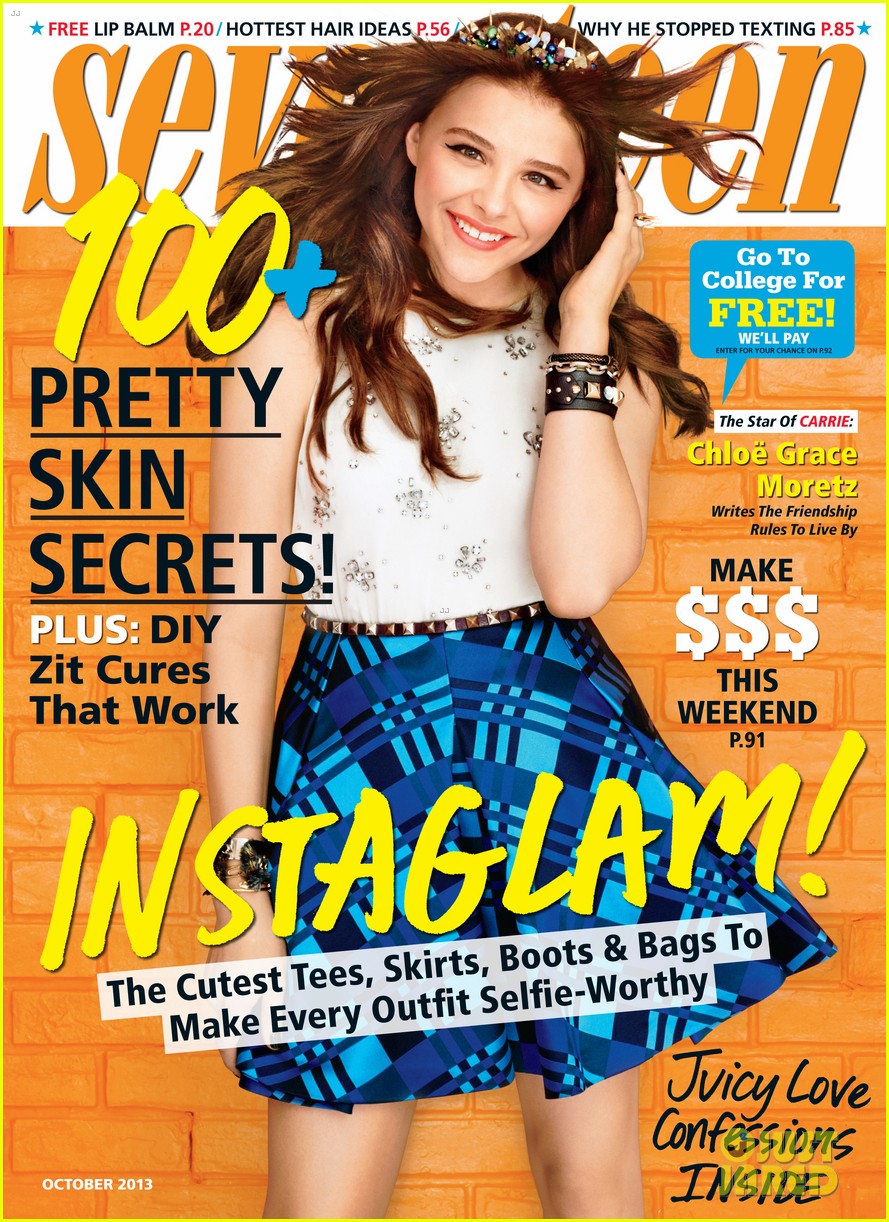 Chloe Moretz Covers 'Seventeen' Magazine October 2013