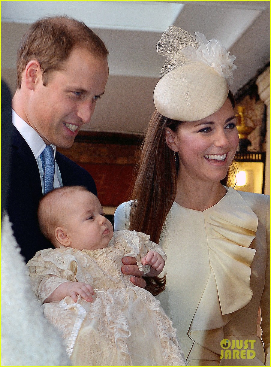 Kate Middleton & Prince William: Prince George's Christening - See All the Pics!