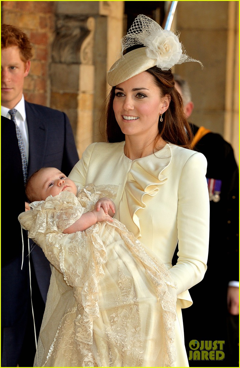 Kate Middleton & Prince William: Prince George's Christening - See All the Pics!