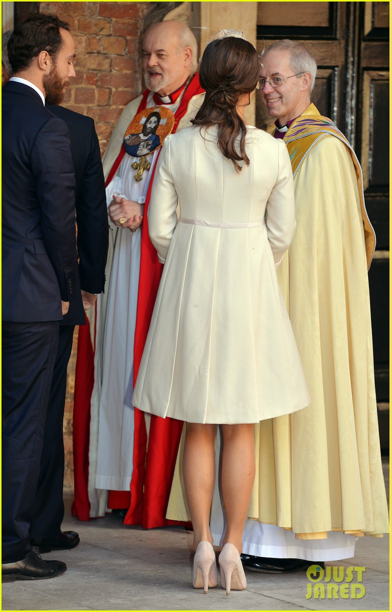 Prince Harry & Pippa Middleton Attend Prince George's Christening