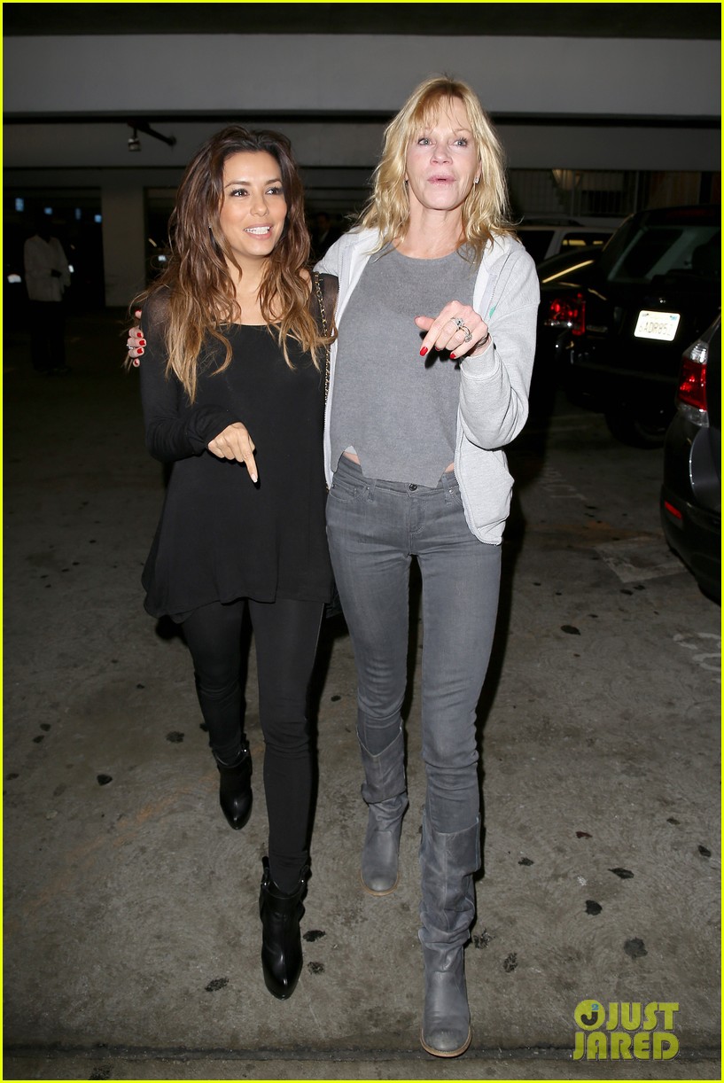 Eva Longoria & Melanie Griffith Enjoy Girl's Night Out Together!