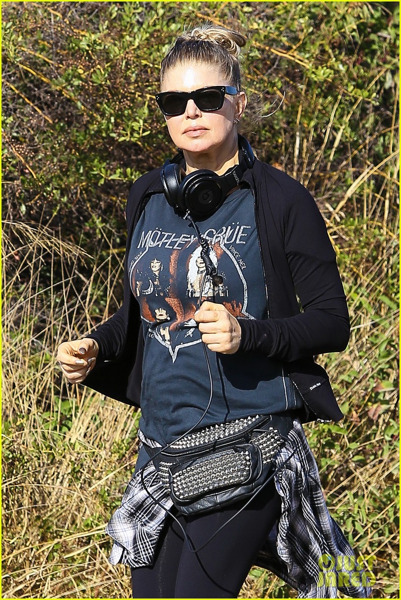 Fergie Rocks Out with Motley Crue for Sunday Afternoon Hike