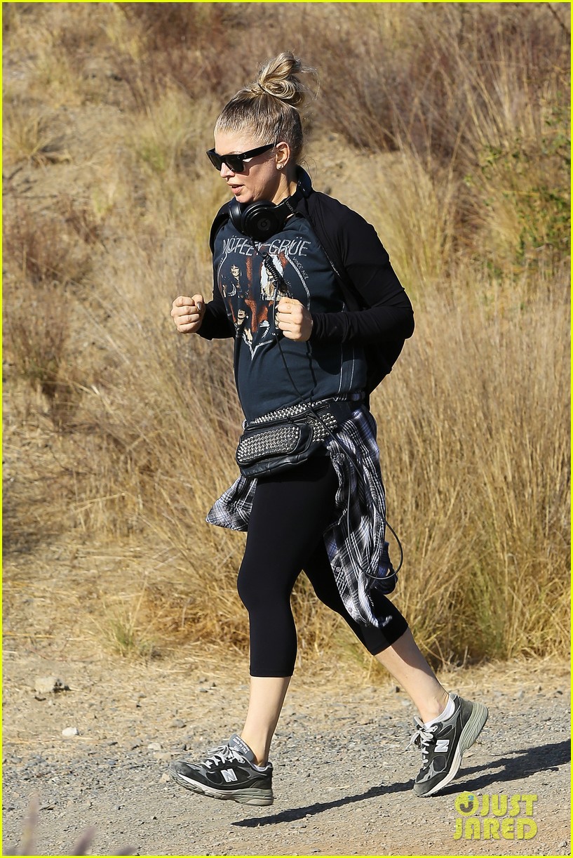 Fergie Rocks Out with Motley Crue for Sunday Afternoon Hike