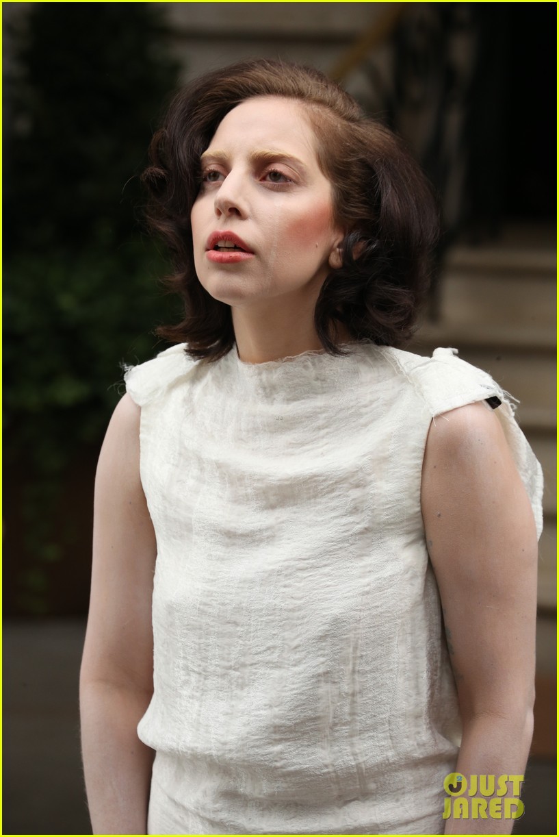 Lady Gaga Goes Braless En Route to Radio Interview