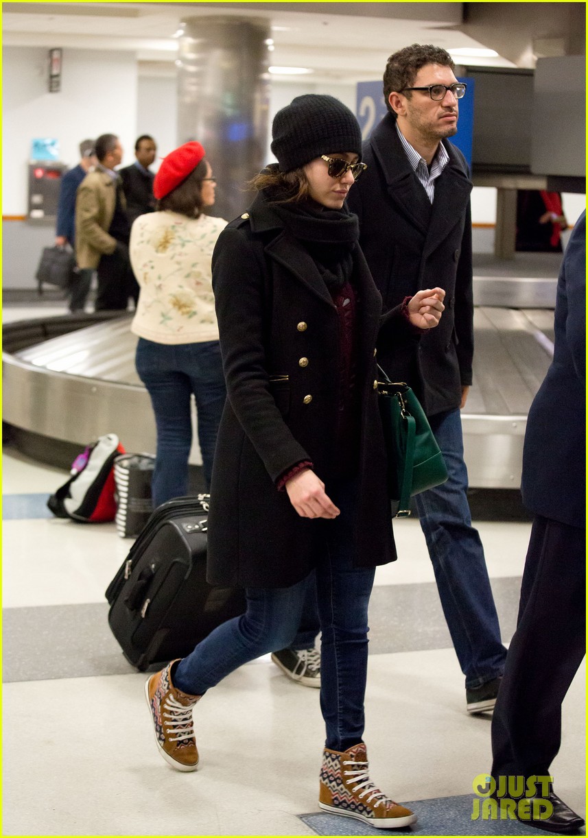 Emmy Rossum: Back in LA After 'Shameless' Stunt Work!