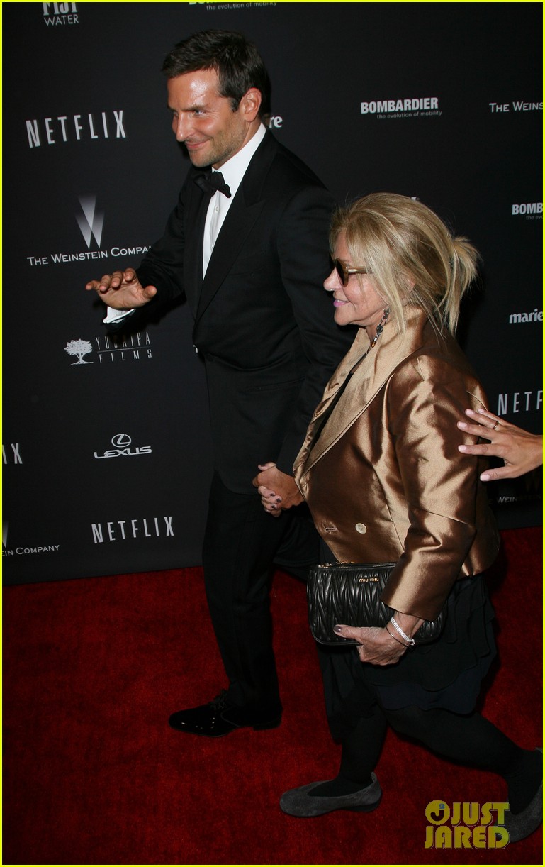 Bradley Cooper's Golden Globes Date: Mom Gloria!
