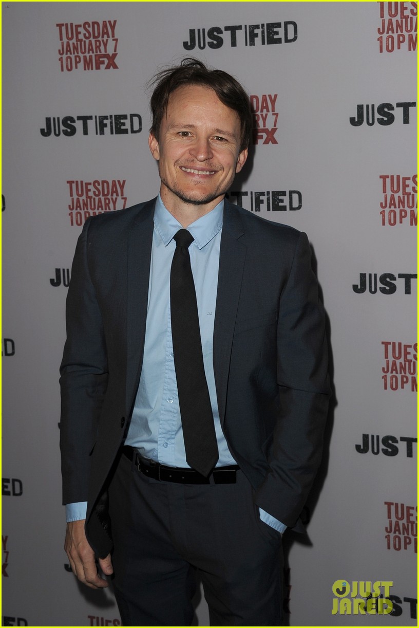 Timothy Olyphant & Joelle Carter: 'Justified' Season 5 Premiere!