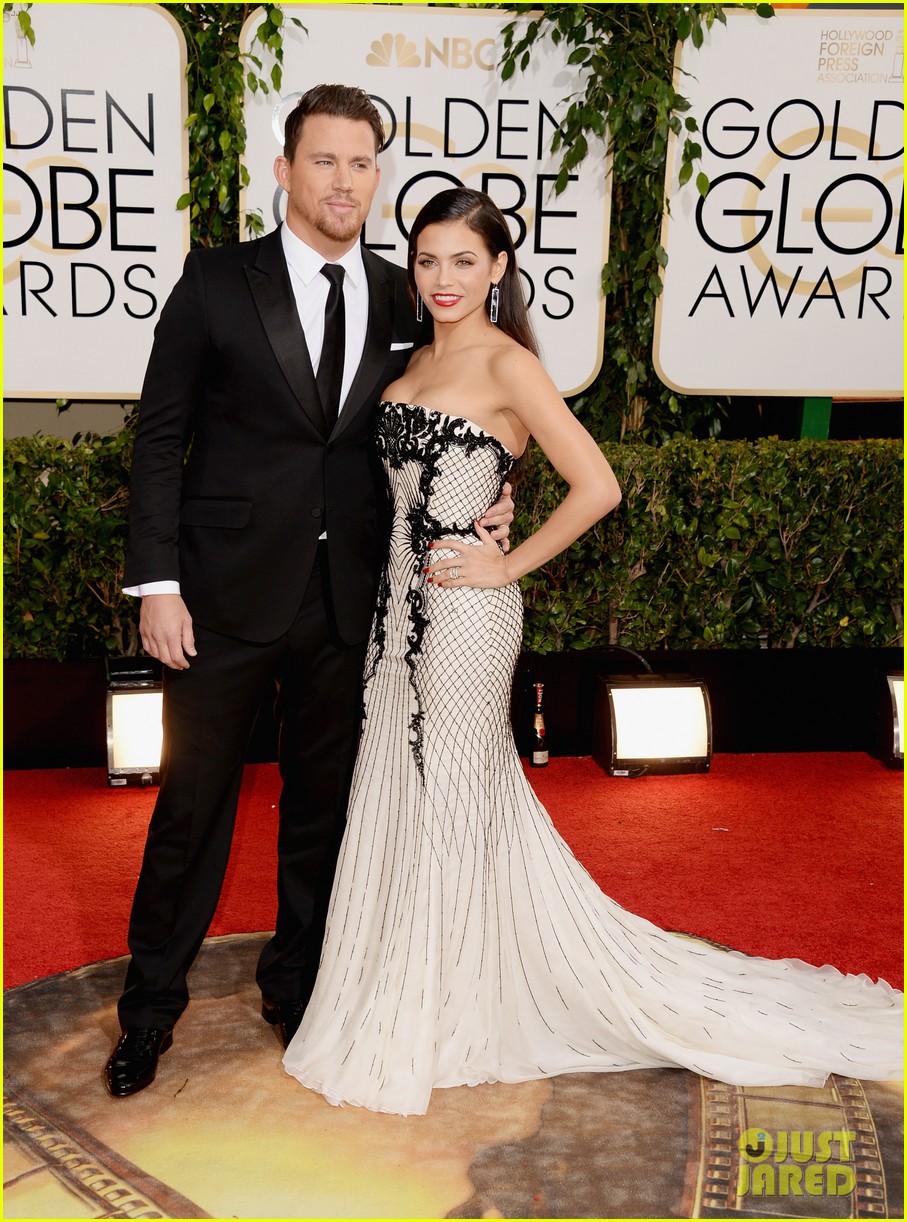 Channing Tatum & Jenna Dewan - Golden Globes 2014 Red Carpet