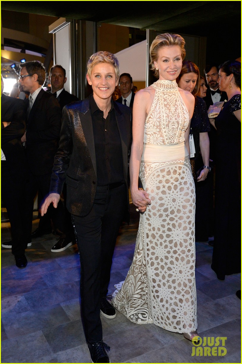 Ellen DeGeneres & Portia De Rossi: Oscars Governors Ball 2014