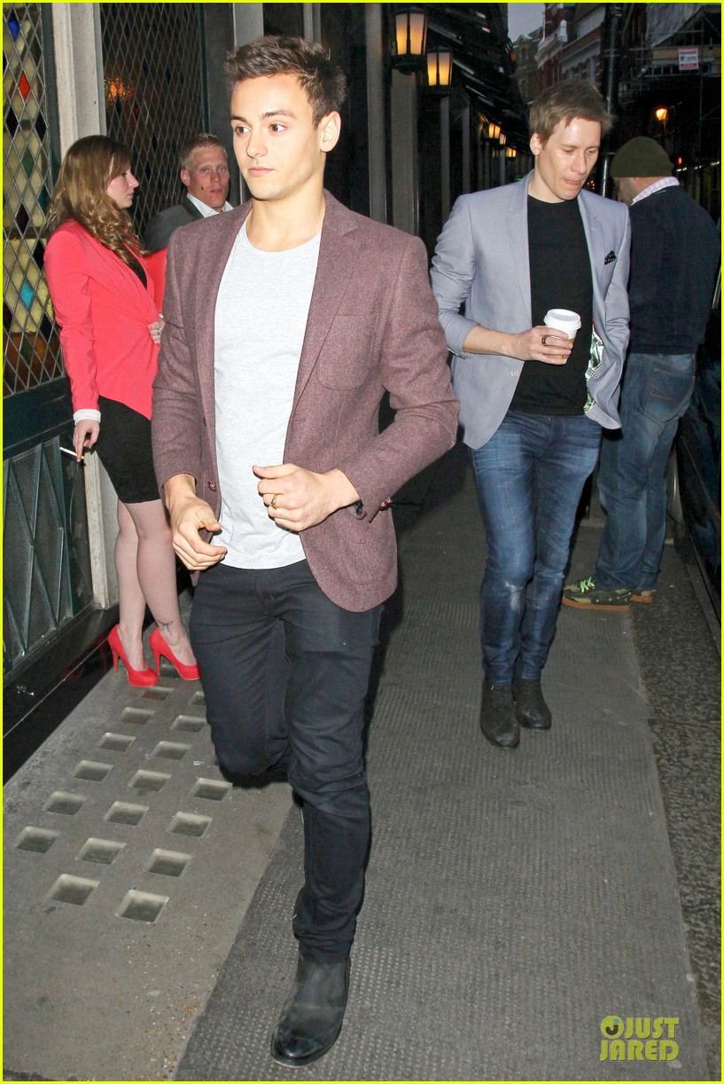 Tom Daley's Perfect 10 Is a Dapper Dustin Lance Black on Date Night!