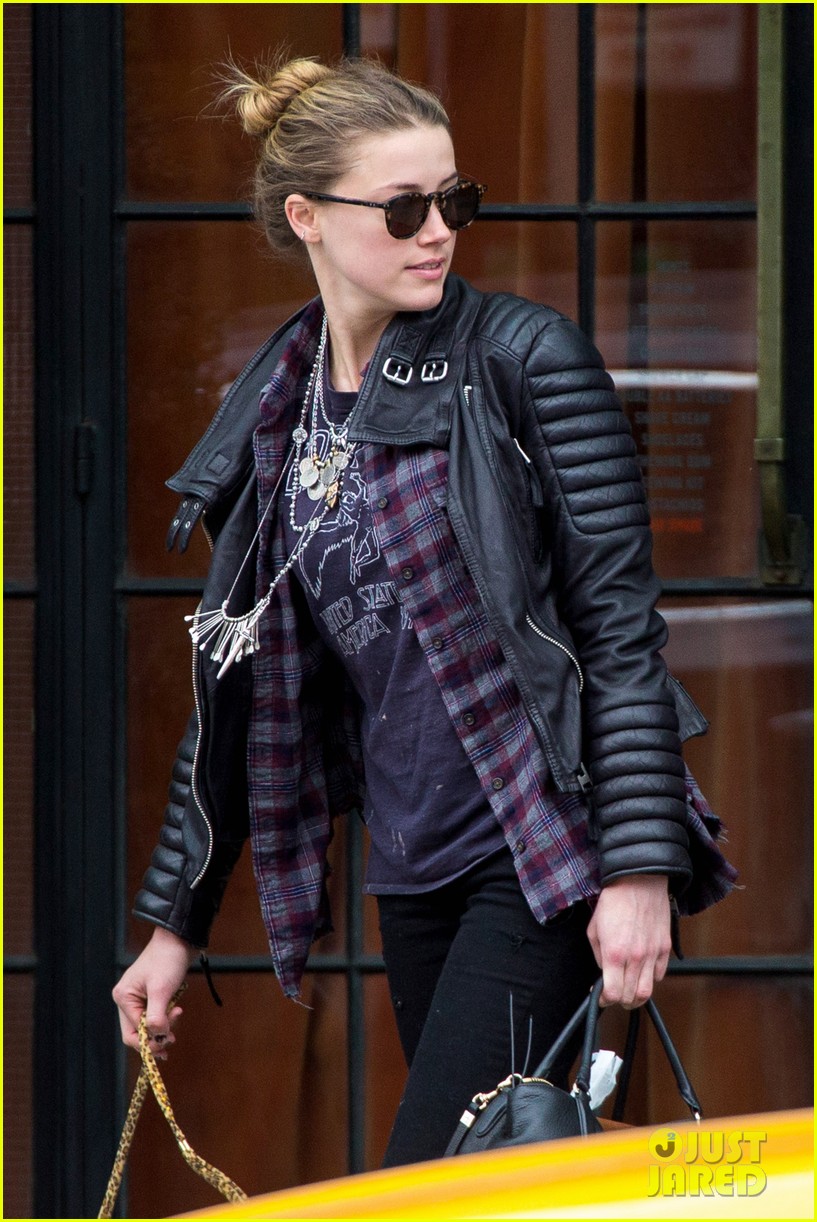 Amber Heard is Still Beaming After Celebrating Her Birthday with Johnny Depp!