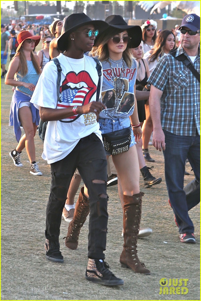 Kendall & Kylie Jenner Bring Their Bodyguards to Coachella