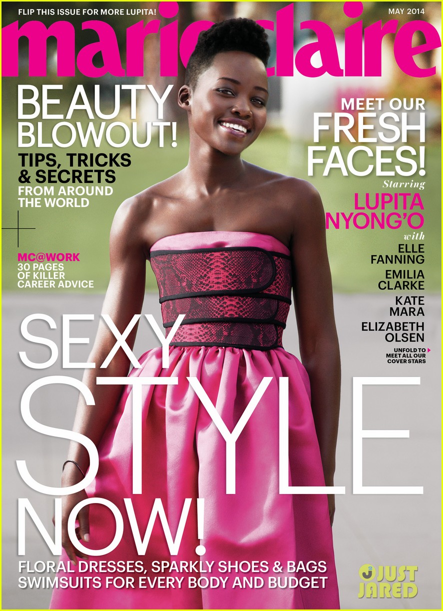 Lupita Nyong'o & Emilia Clarke Land 'Marie Claire' May 2014 Covers!