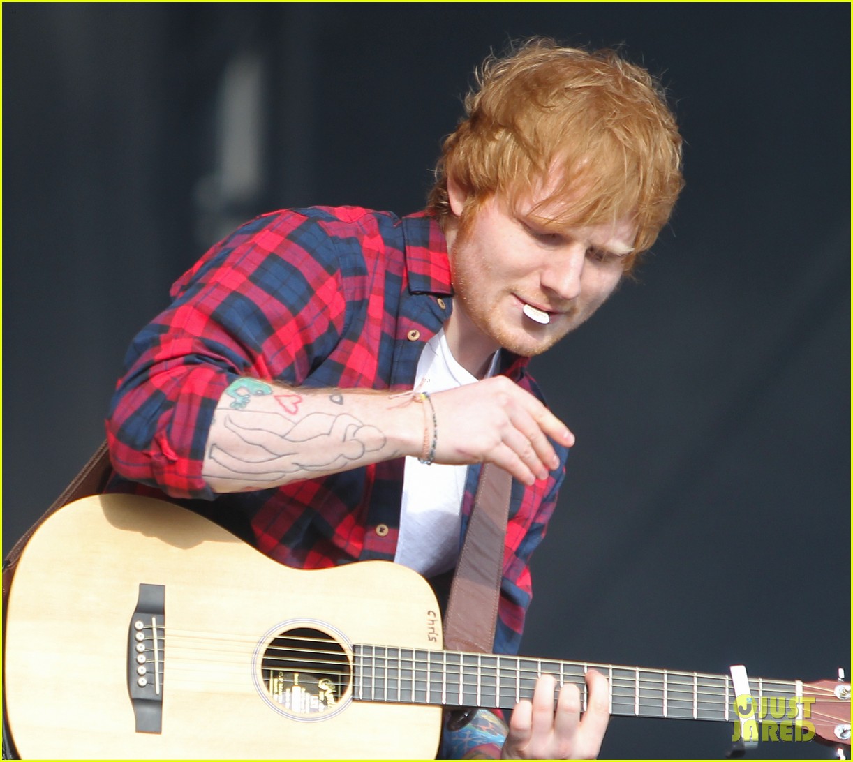 Ed Sheeran Plays Radio 1's Big Weekend After 'Thinking Out Loud' Debut -  Just Jared - Celebrity News and Gossip