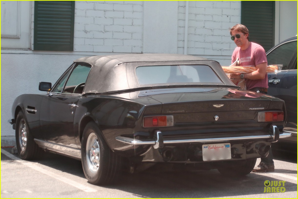 Olivier Martinez Carries His Motorcycle Helmet Like a Purse!