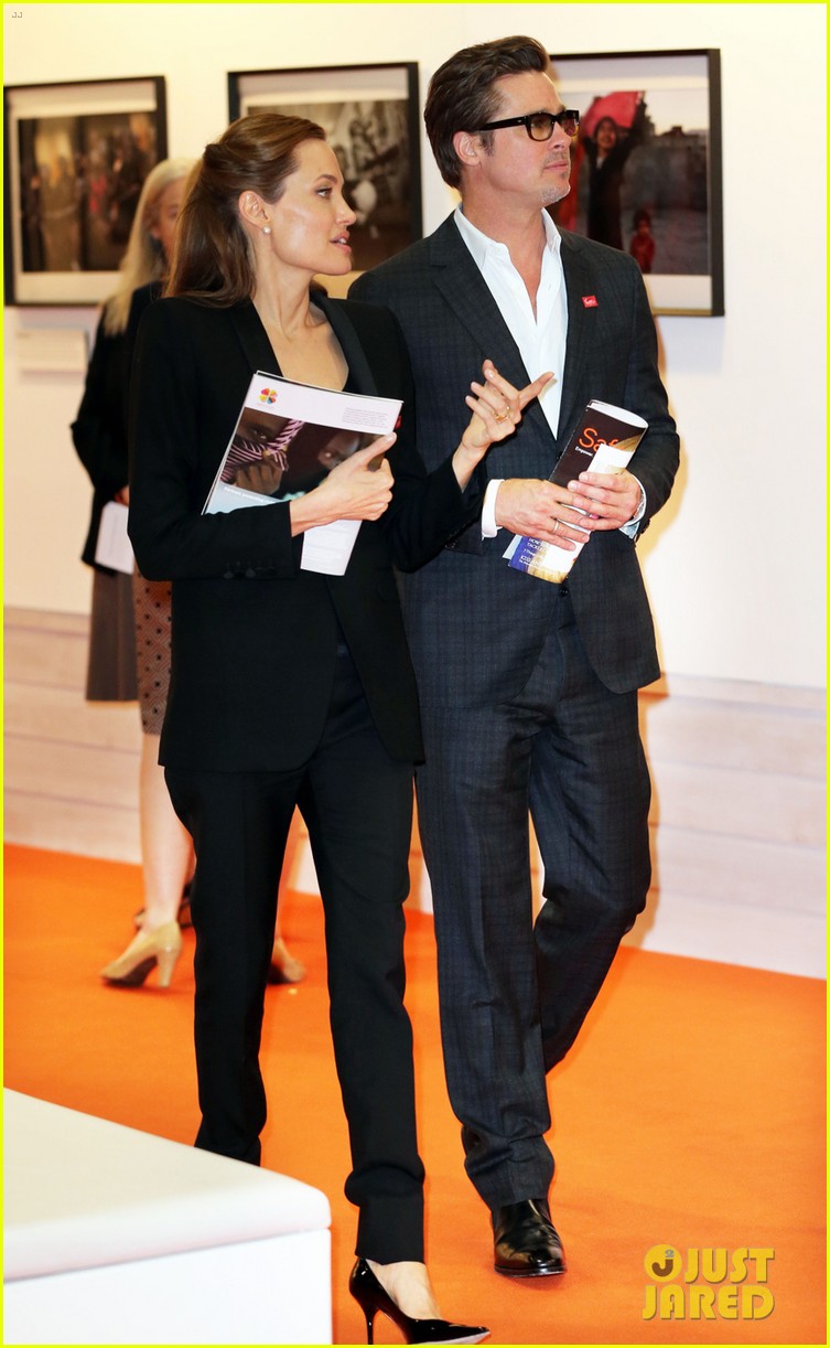 Amal Alamuddin Joins Brad Pitt & Angelina Jolie at Anti-Rape Summit