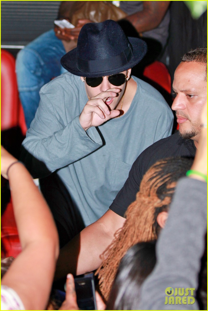 Justin Bieber Supports Chris Brown at Roller Skating Fundraiser