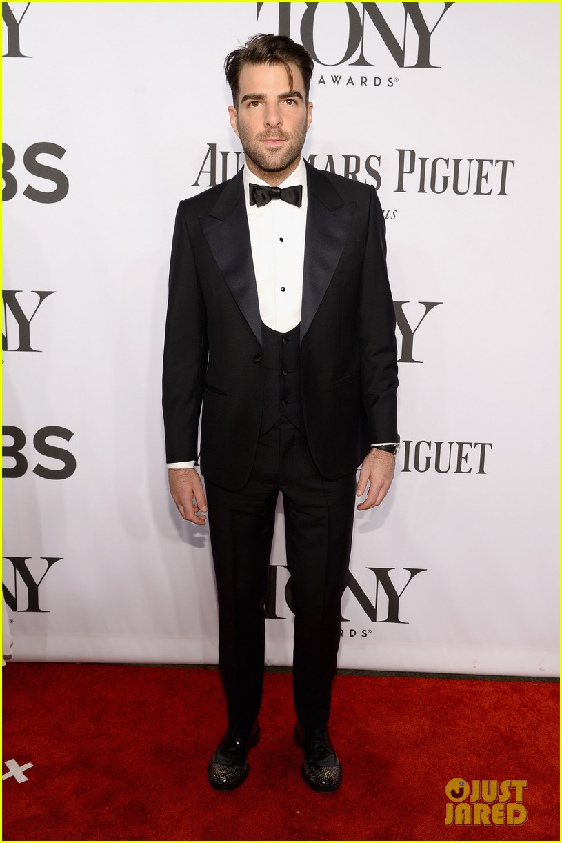 Matt Bomer & Zachary Quinto Hit the Red Carpet Before Presenting at the Tony Awards 2014