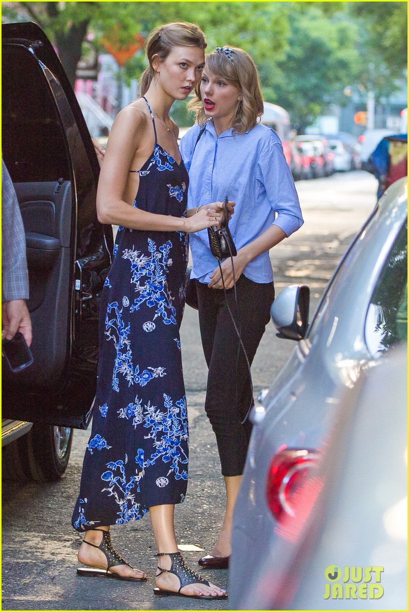 Taylor Swift Catches Up with BFF Karlie Kloss in the Big Apple