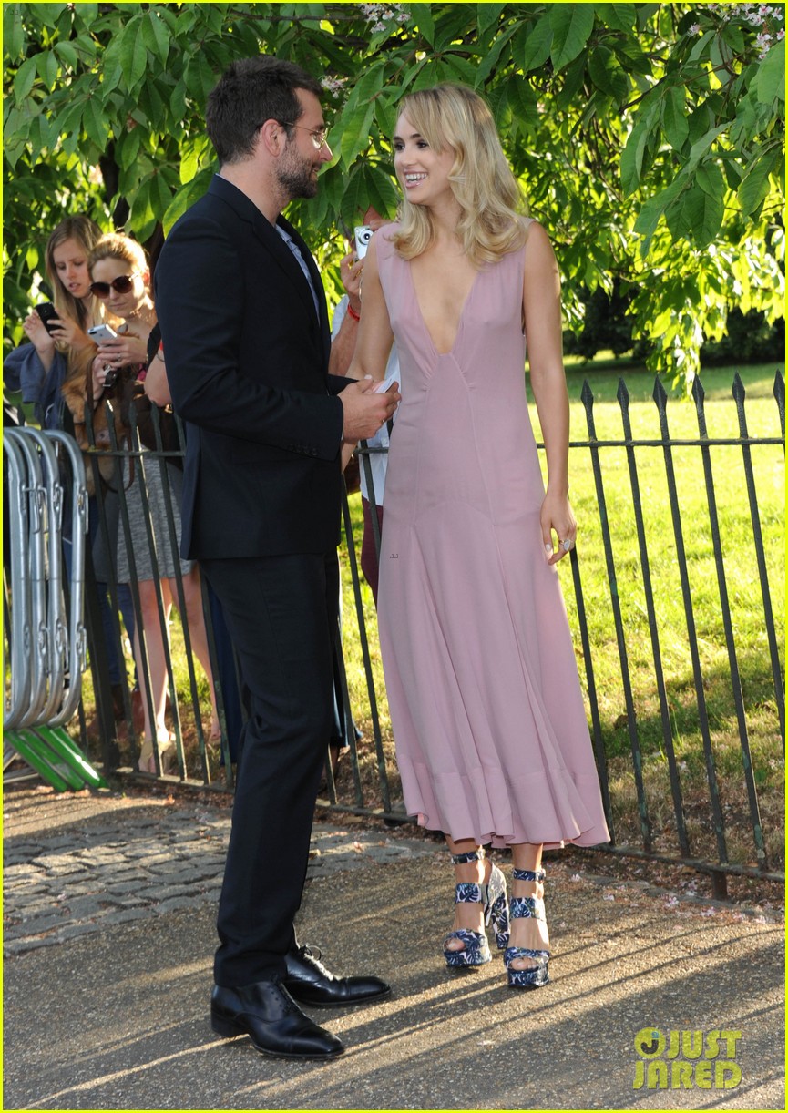 Bradley Cooper & Suki Waterhouse Look So Happy Together at Serpentine Gallery Party