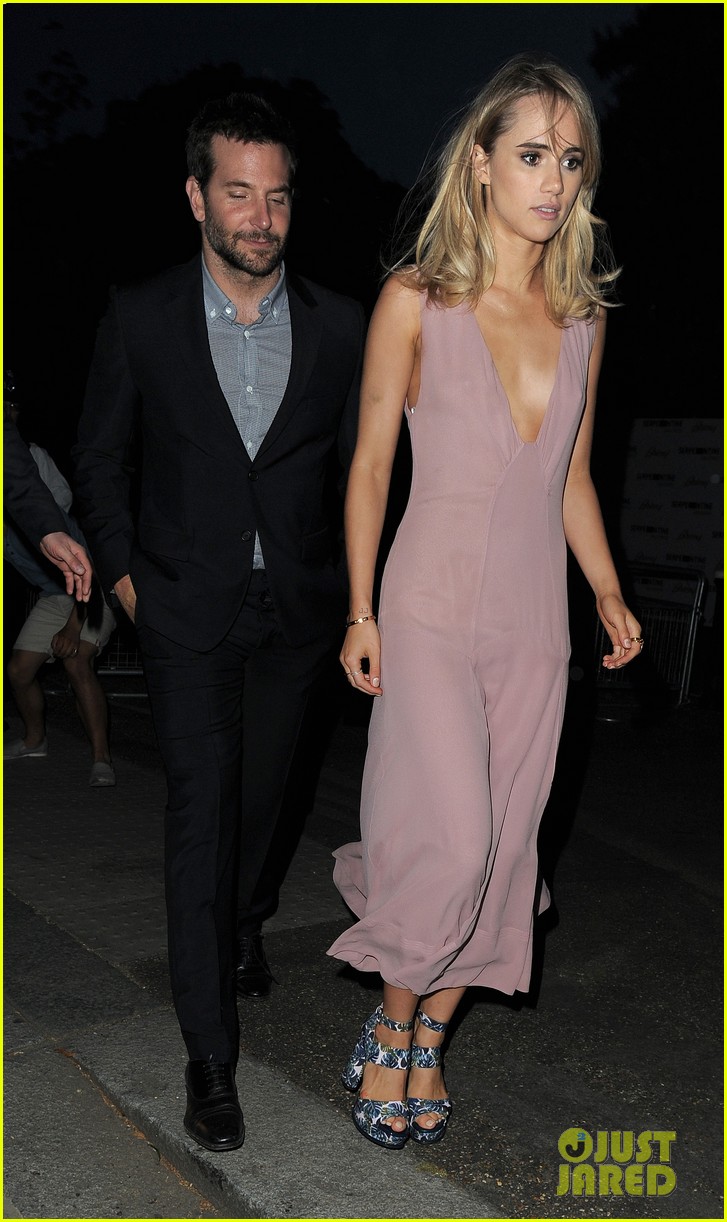 Bradley Cooper & Suki Waterhouse Look So Happy Together at Serpentine Gallery Party