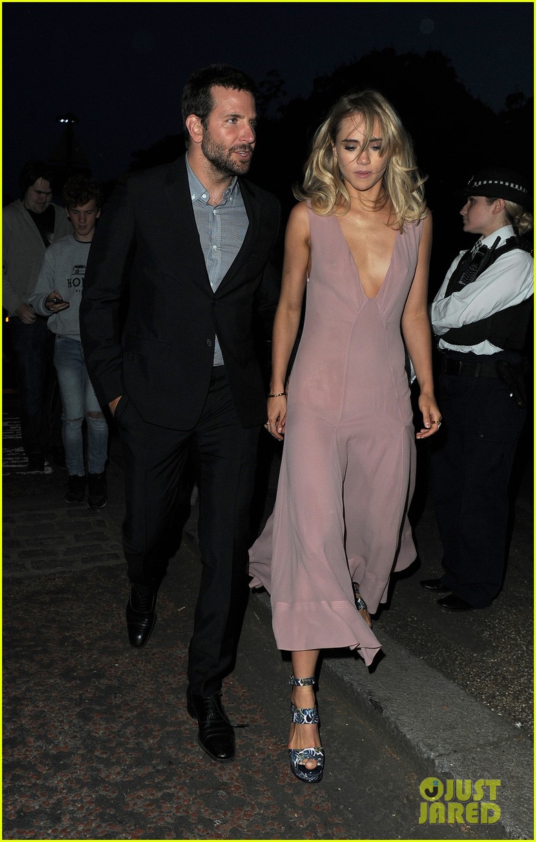 Bradley Cooper & Suki Waterhouse Look So Happy Together at Serpentine Gallery Party