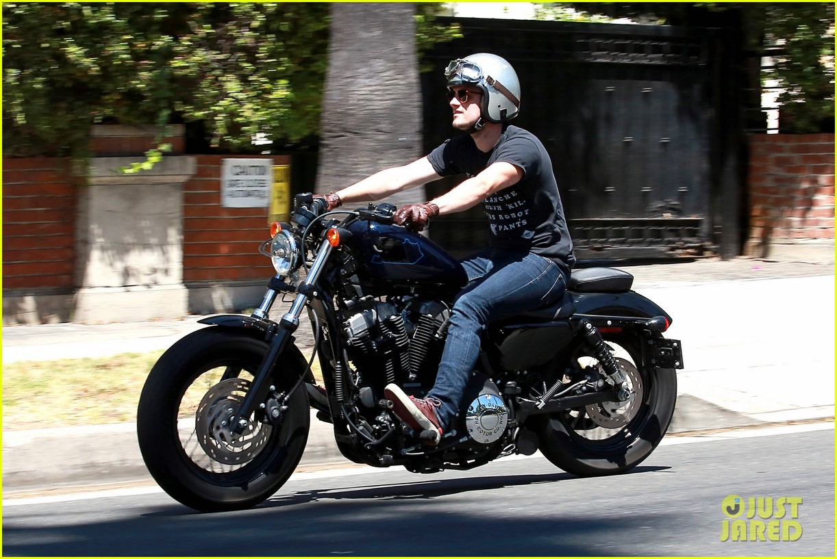 Josh Hutcherson Goes for a Motorcycle Ride After the Release of First 'Paradise Lost' Teaser