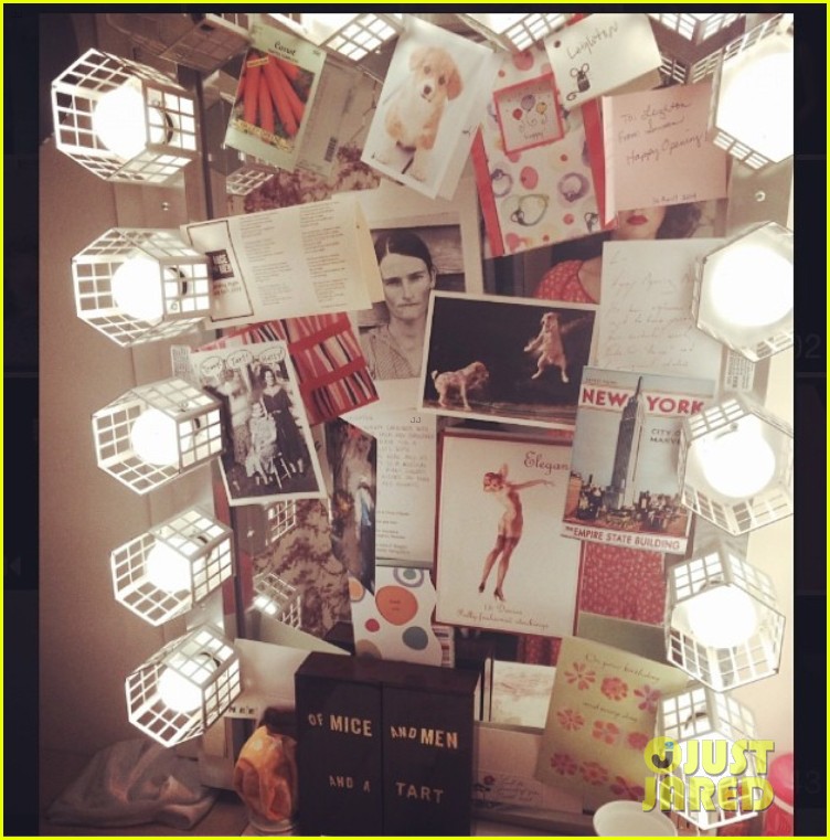 Leighton Meester Packs Up 'Of Mice and Men' Dressing Room After Breaking House Record