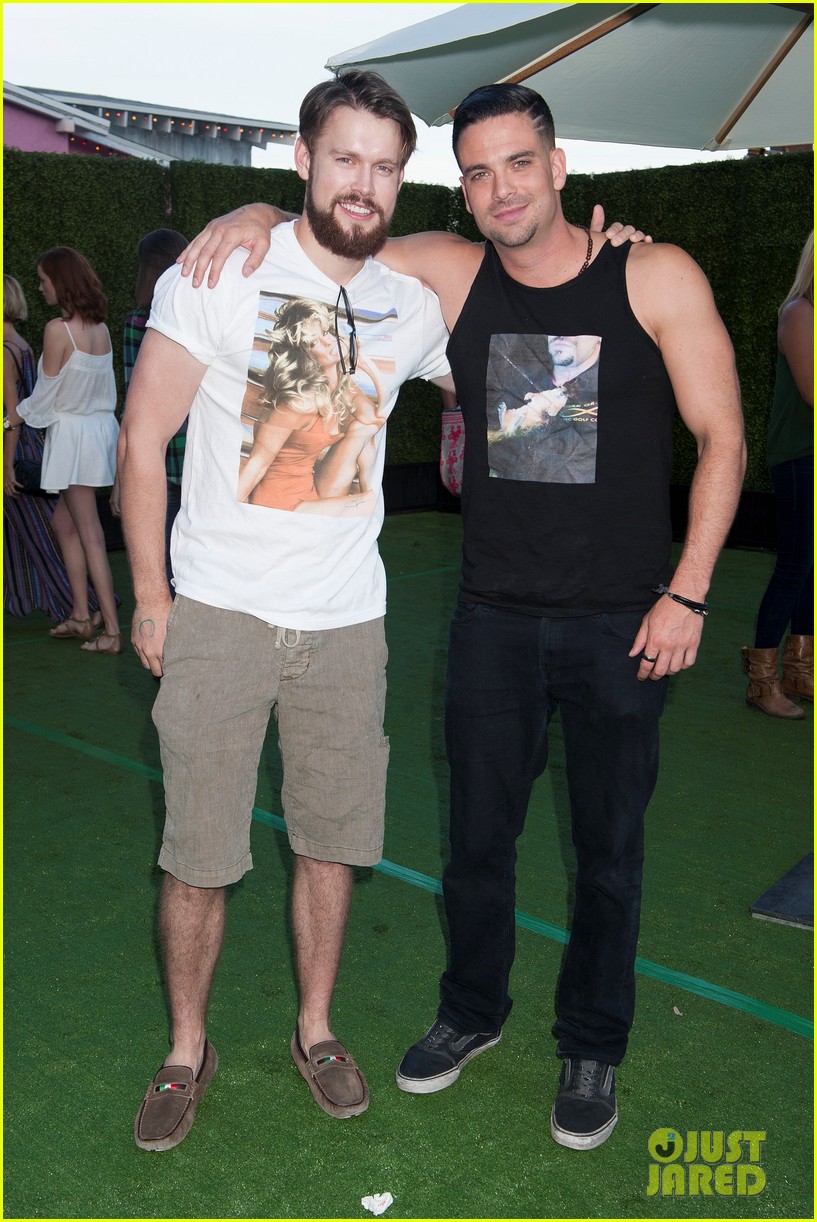 Chord Overstreet & Mark Salling Give Us 'Glee' at Just Jared's Summer Fiesta!