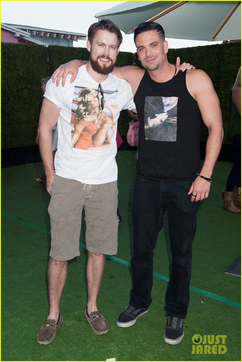 Chord Overstreet & Mark Salling Give Us 'Glee' at Just Jared's Summer Fiesta!