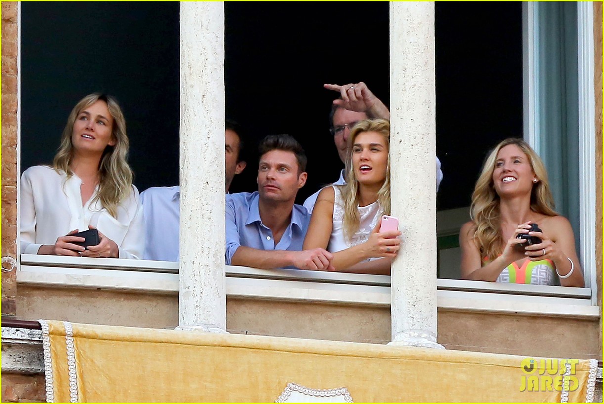 Ryan Seacrest Cozies Up to Girlfriend Shayna Taylor in Italy!