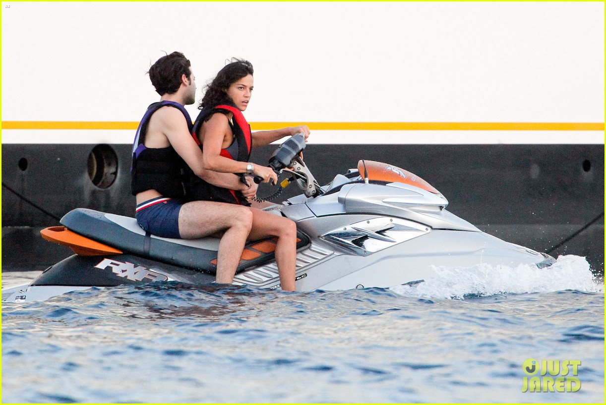 Zac Efron Goes Shirtless for Jet Ski Fun with Michelle Rodriguez