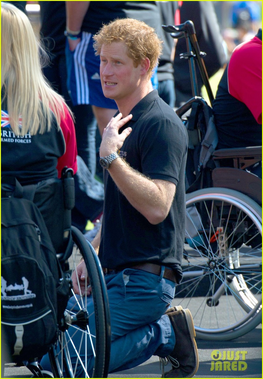 Prince Harry's Speech Gets Blown Away in the Wind & the Crowd Finds It Very Funny - Watch Now!