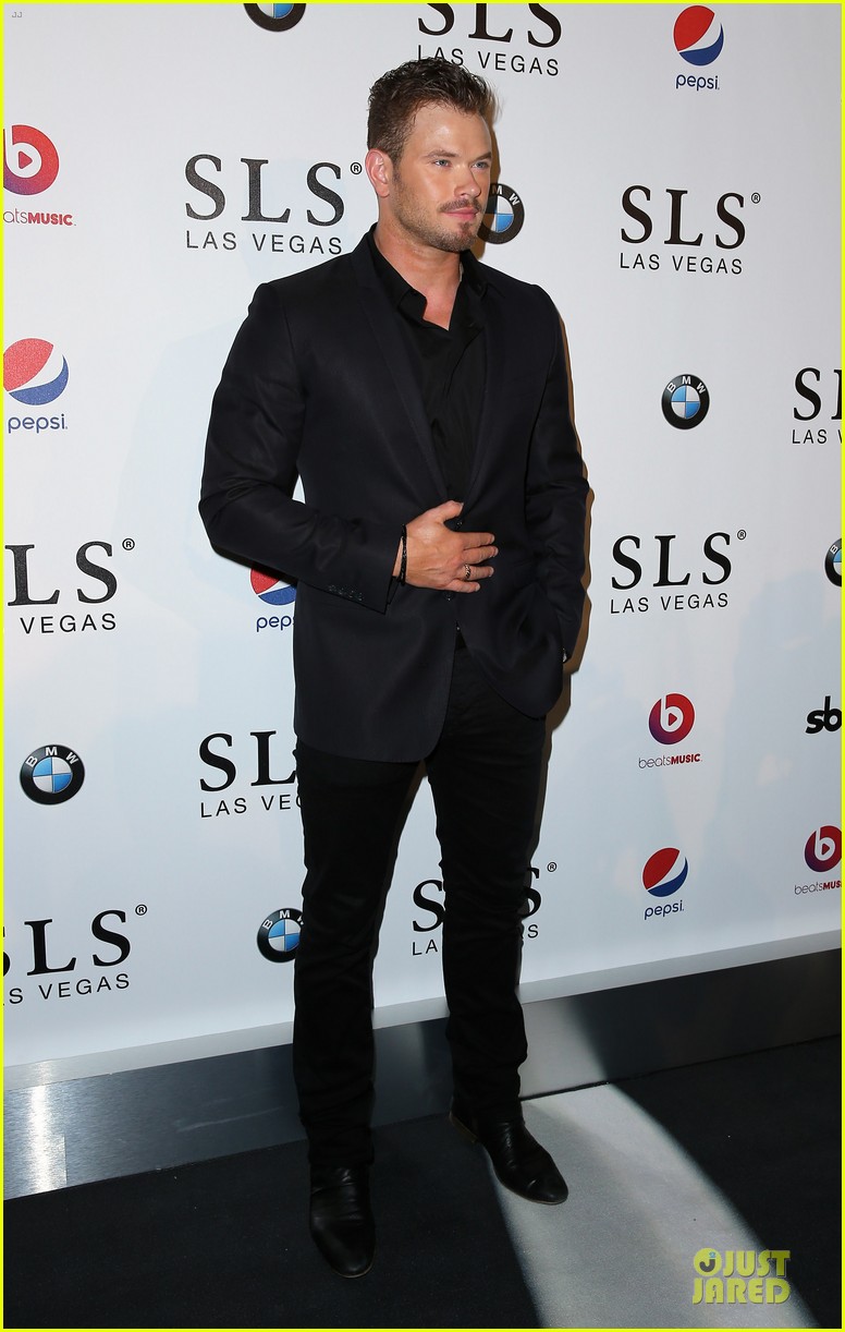Kellan Lutz & Emile Hirsch Are the Men in Black at SLS Las Vegas Opening