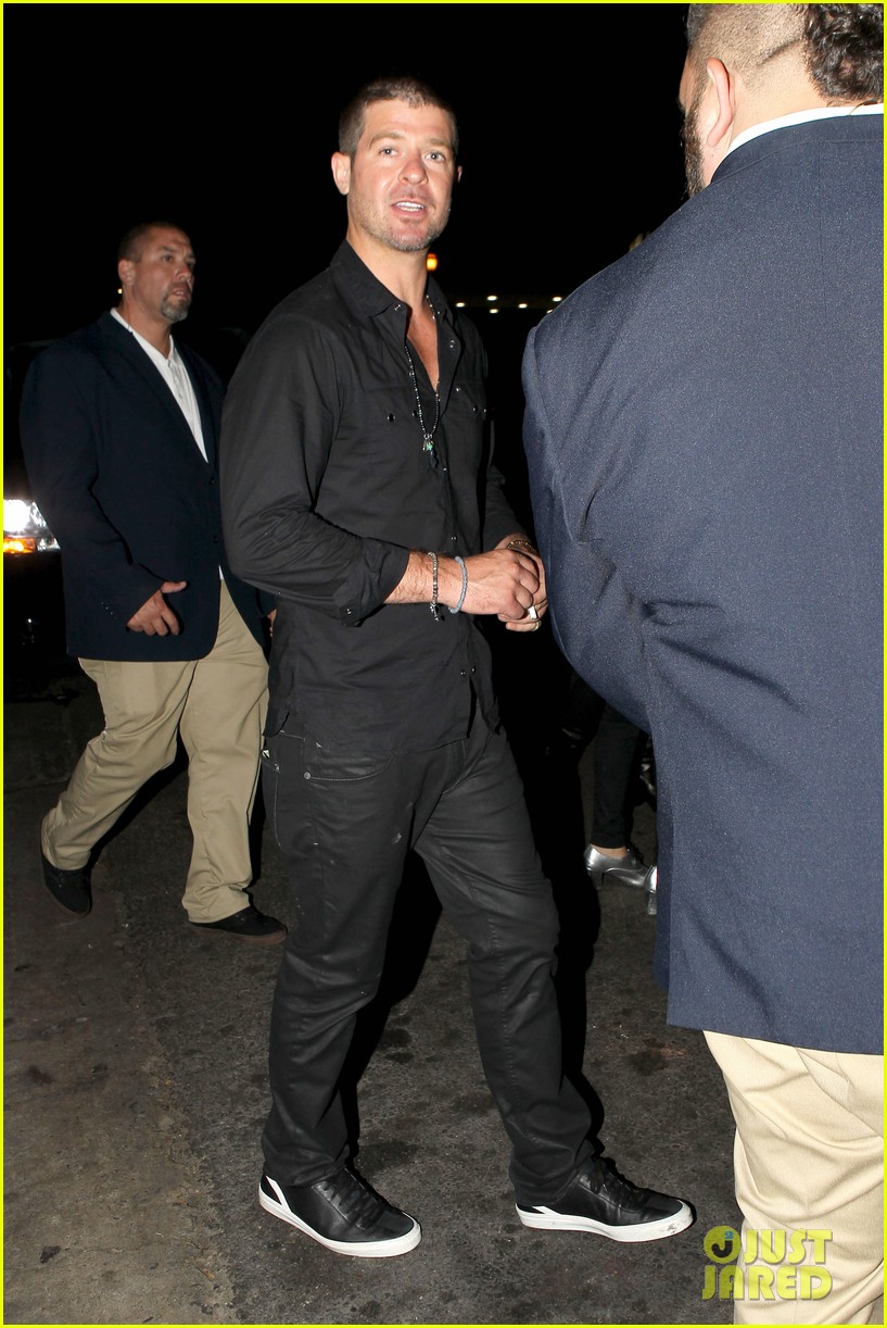 Robin Thicke Hung Out at the Club with Kendra Wilkinson