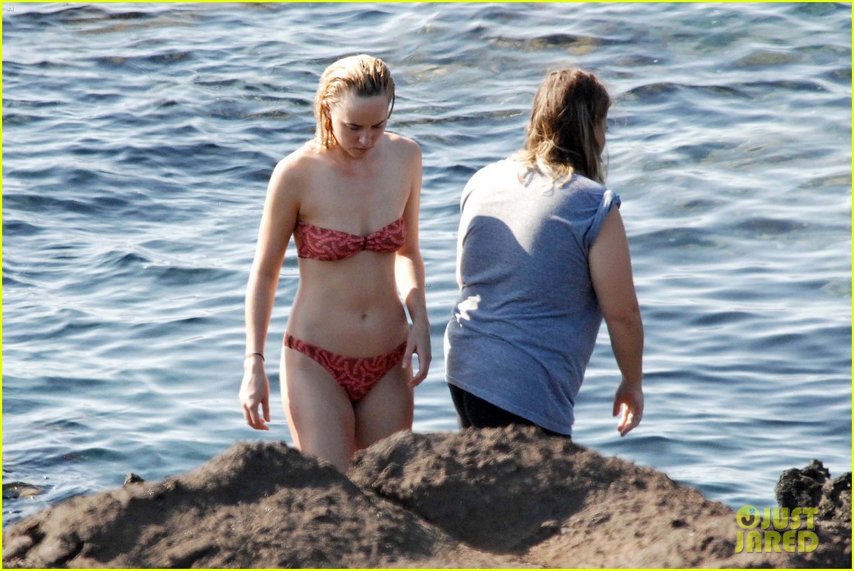 Dakota Johnson Sports Bikini to Soak Up the Sun in Sicily