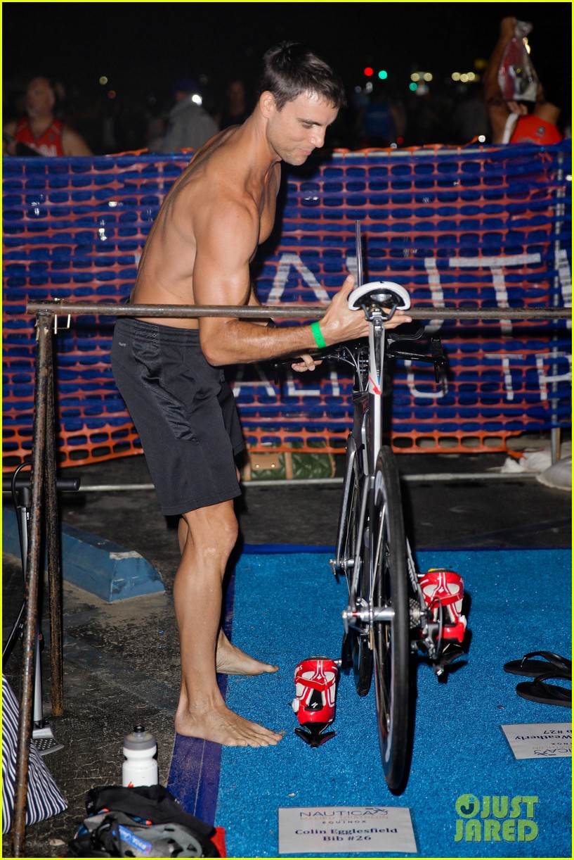 Geoff Stults & Colin Egglesfield Go Shirtless at Nautica Triathlon!