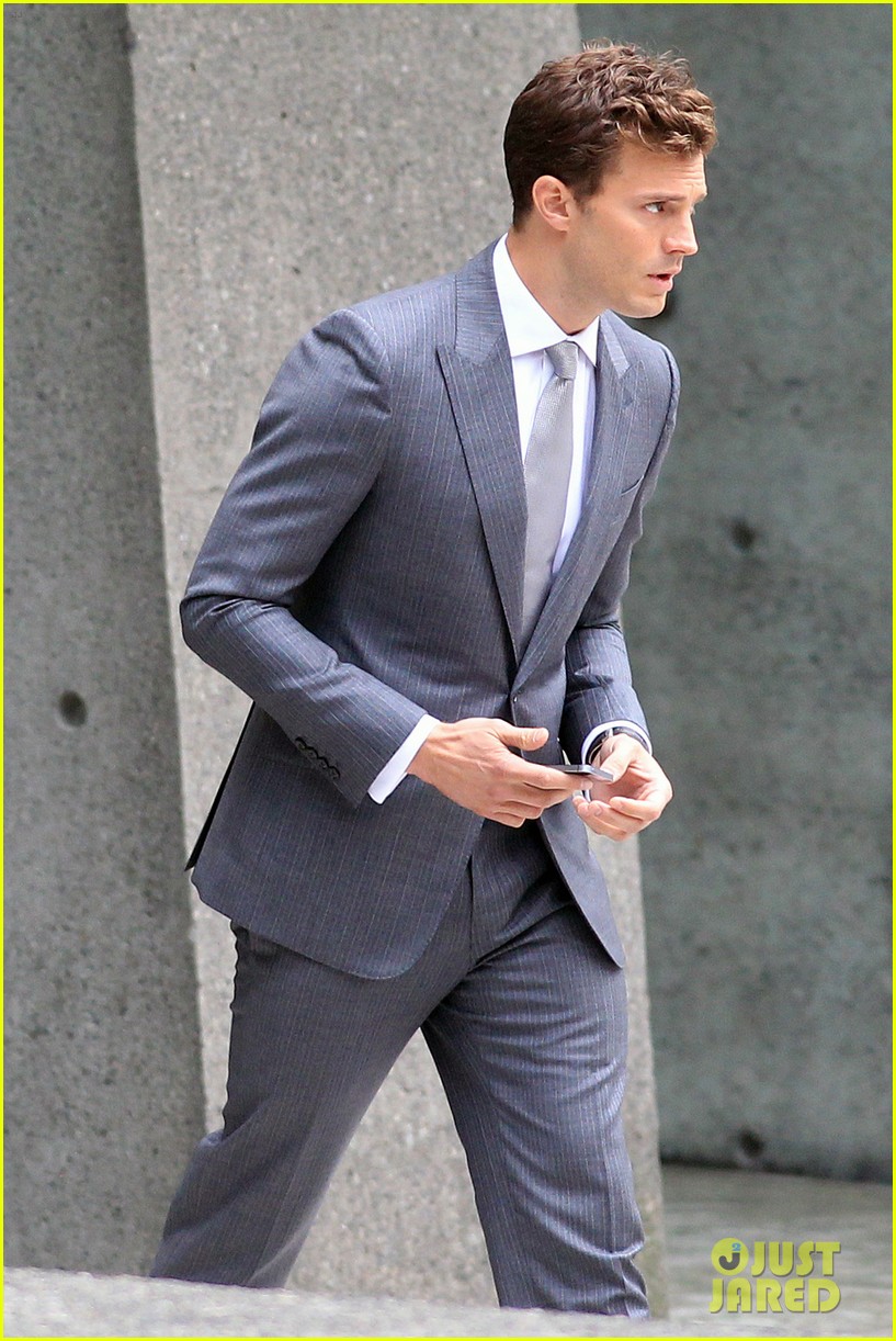 how to dress like christian grey Jamie Dornan Is Back as for 'Fifty Shades of Grey' Reshoots - See the New Set Photos! | Just Jared christian grey wife