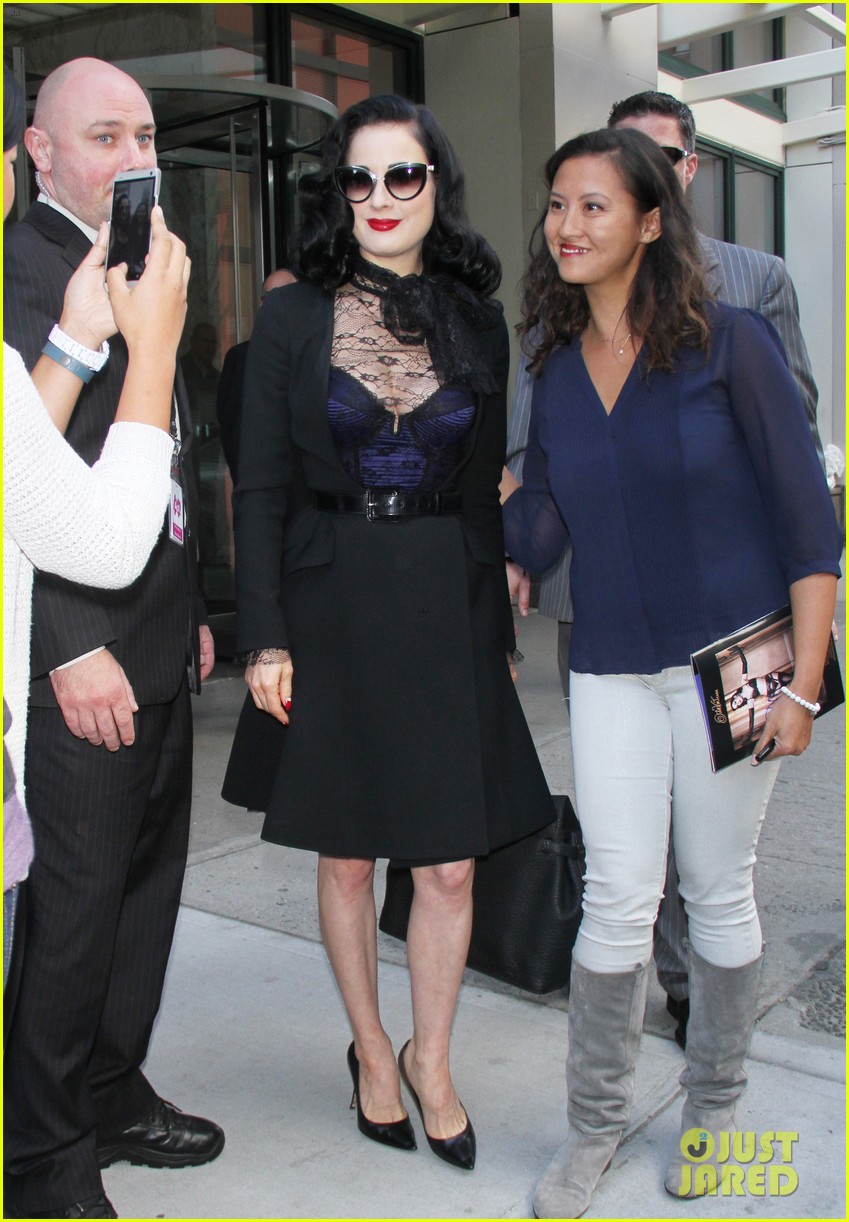 Dita Von Teese Opens Up on Sexuality & Says She's Not a Lesbian