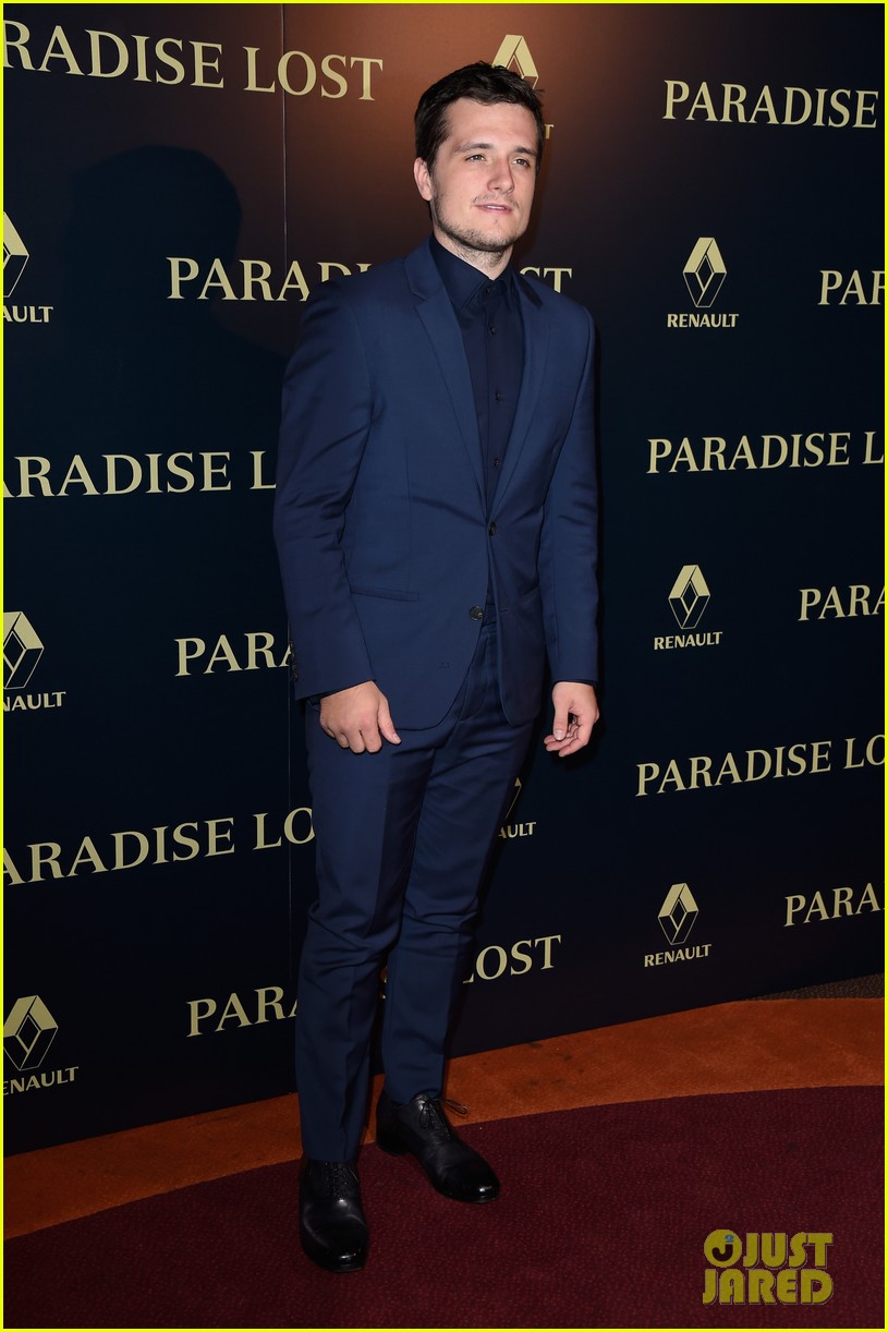 Josh Hutcherson Premieres 'Paradise Lost' in Paris with Girlfriend Claudia Traisac