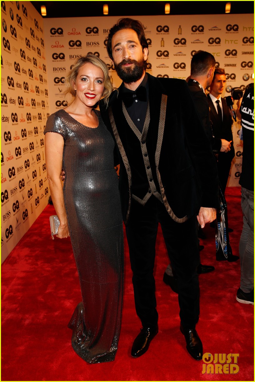 Adrien Brody & Karolina Kurkova Celebrate at the GQ Men of the Year Awards